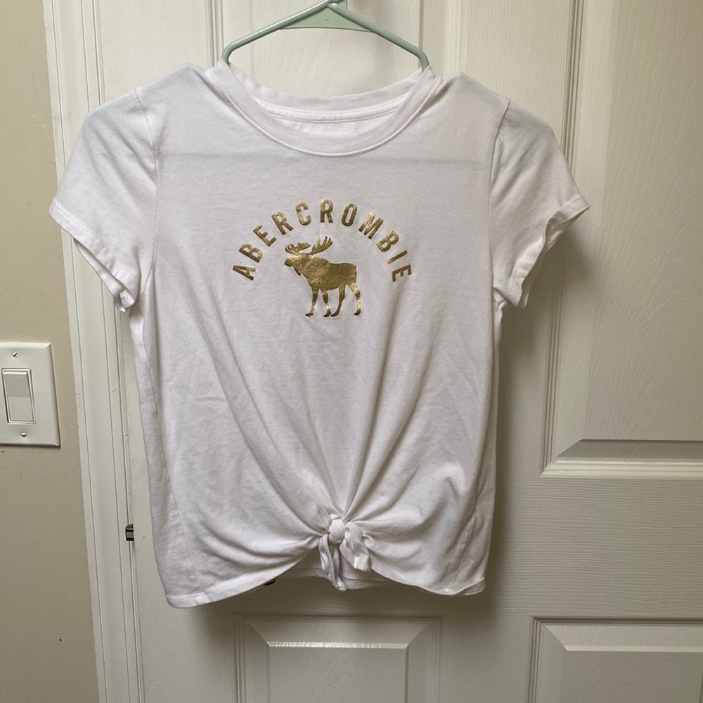 abercrombie kids white tee